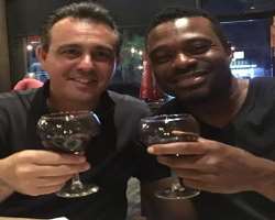 Lyriq Bent consuming alcohol